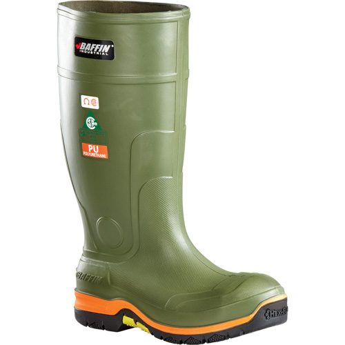 Hercules Men's Safety Boots, Thermal Polyurethane, Aluminum Toe, Size 4, Puncture Resistant Sole MAS Chibougamau
