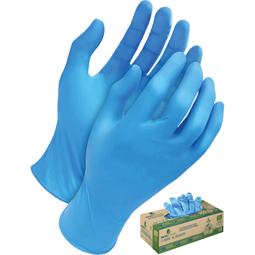 Tri-Polymer Disposable Gloves, Small, Polyethylene, 5-mil, Powder-Free, Blue MAS Chibougamau