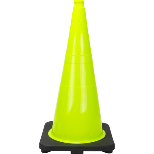 C&ocirc;ne de signalisation de premi&egrave;re qualit&eacute;, 28", Vert lime MAS Chibougamau