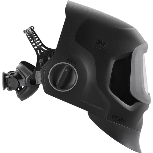 Speedglas G5-03 Pro Black Fixed Front Welding Helmet, 2.8" L x 4.3" W View Area, 8-14/3/5 Shade Range, Black MAS Chibougamau