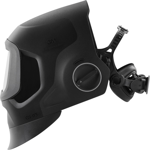 Speedglas G5-03 Pro Black Fixed Front Welding Helmet, 2.8" L x 4.3" W View Area, 8-14/3/5 Shade Range, Black MAS Chibougamau