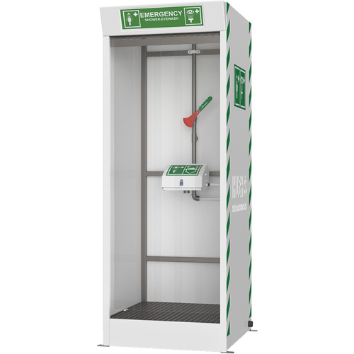 Emergency Cubicle Shower & Covered Eye & Face Wash MAS Chibougamau