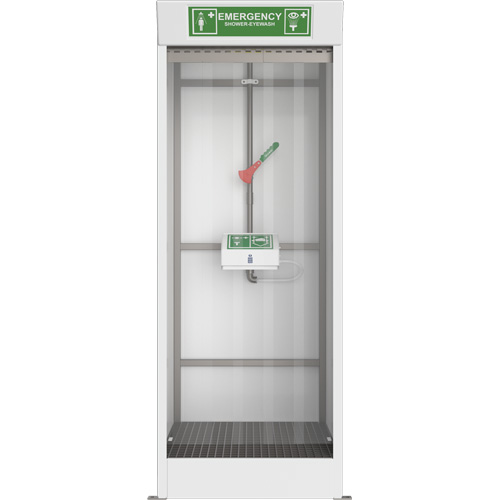 Emergency Cubicle Shower & Covered Eye & Face Wash MAS Chibougamau