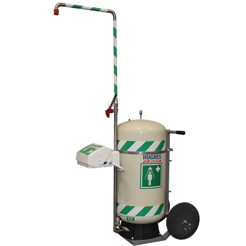 Mobile Self-Contained Emergency Safety Shower with Eye & Face Wash, 30 gal. Capacity, Meets None MAS Chibougamau
