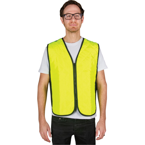 Veste refroidissante &agrave; &eacute;vaporation, Moyen, Jaune lime haute visibilit&eacute; MAS Chibougamau