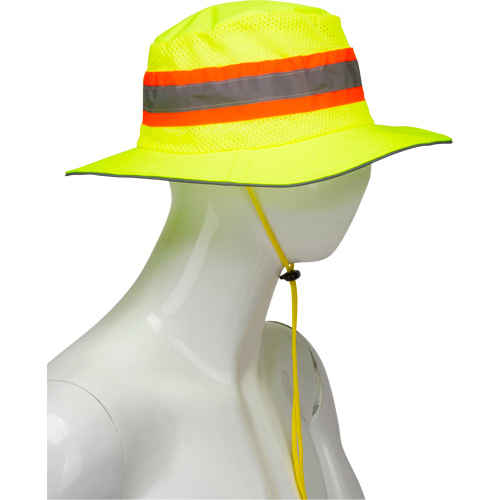 Chapeau de p&ecirc;cheur &agrave; refroidissement par &eacute;vaporation, Lime haute visibilit&eacute; MAS Chibougamau
