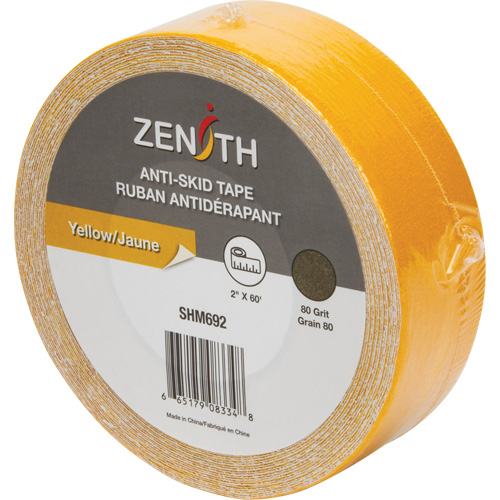 Ruban antid&eacute;rapant, 2" x 60', Jaune MAS Chibougamau