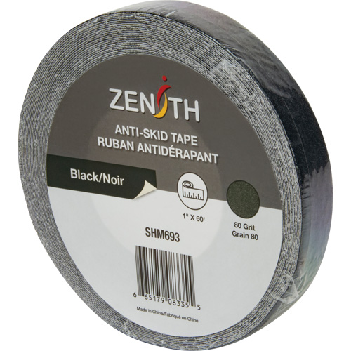 Ruban antid&eacute;rapant, 1" x 60', Noir MAS Chibougamau