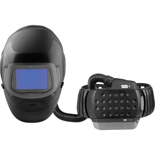 Casque de soudage Speedglas G5-03 Pro-Air avec syst&egrave;me de respirateur d'&eacute;puration d'air propuls&eacute; Adflo — filtre autoassombrissant VC, Masque de soudage, Pile Lithium-ion MAS Chibougamau