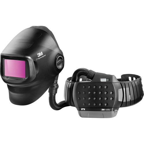 Masque de soudage &agrave; usage intensif Speedglas G5-01 avec syst&egrave;me de respirateur d'&eacute;puration d'air propuls&eacute; Adflo, Masque de soudage, Pile Lithium-ion MAS Chibougamau