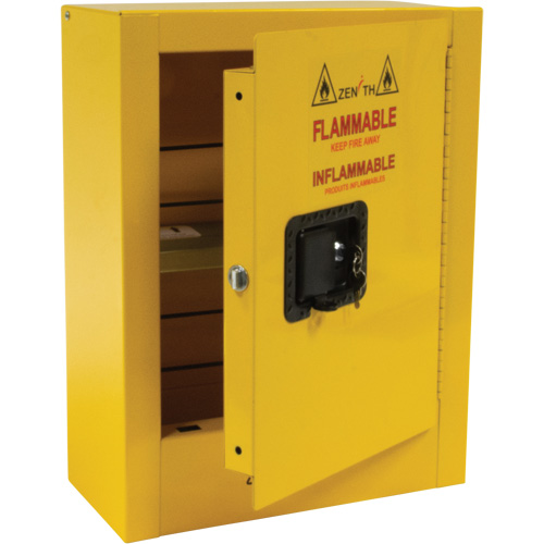Mini Flammable Safety Cabinet, 2 Gal., 1 Door, 17" W x 22" H x 8" D MAS Chibougamau