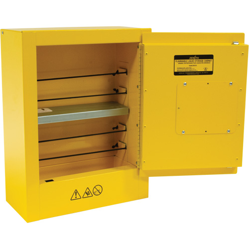 Mini Flammable Safety Cabinet, 2 Gal., 1 Door, 17" W x 22" H x 8" D MAS Chibougamau