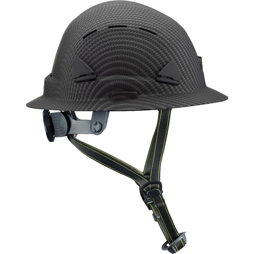 Fibre Metal Climbing Style Helmet with Full Brim, Meets CSA Type 2, Ratchet Suspension, Vented MAS Chibougamau