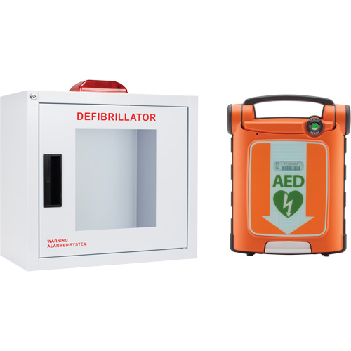 Powerheart&reg; G5 AED & Cabinet Kit, Semi-Automatic, Bilingual, Class 3 MAS Chibougamau