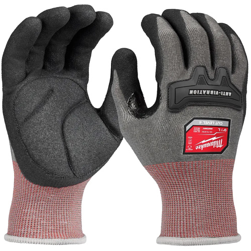 High-Dexterity Anti-Vibration Gloves, Size 2X-Large, Synthetic Palm MAS Chibougamau