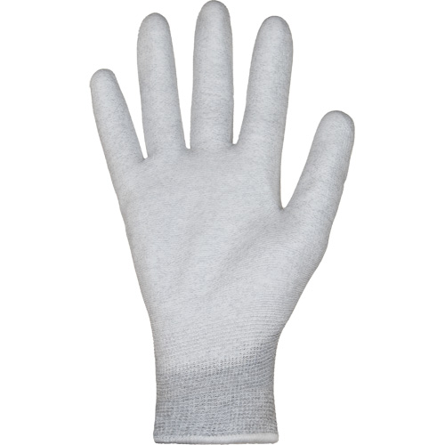 KnitActiv Electrostatic Dissipative Low-Linting White Gloves, 5, Polyurethane Coating, 13 Gauge, Nylon/Cotton Shell MAS Chibougamau