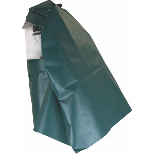 Cagoule anti-&eacute;claboussures chimiques et casquette rigide avec visi&egrave;re r&eacute;sistante aux produits chimiques MAS Chibougamau