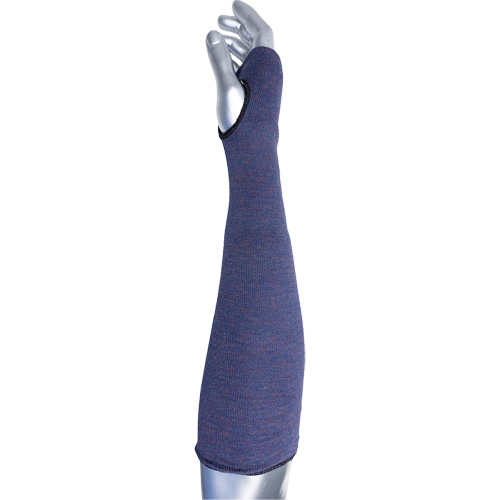 Kut Gard&reg; ECO Series 2-Ply ASP Sleeve with Thumb Hole, Aramid, 14", ASTM ANSI Level A3, Purple MAS Chibougamau