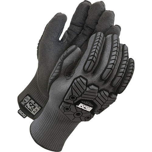 Gants antichocs doubl&eacute;s r&eacute;sistants &agrave; la coupe Deny, 7, Paume en Microfibre, Poignet &eacute;lastique MAS Chibougamau