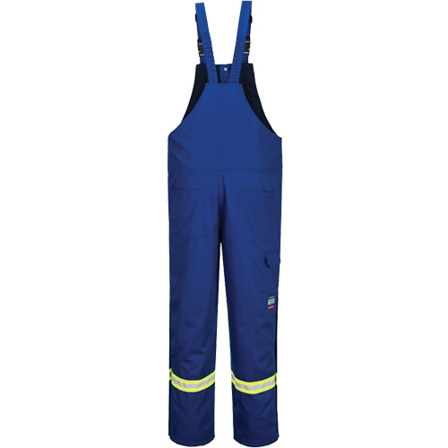 Pantalon &agrave; bavette isol&eacute; 88/12 Bizflame, Coton/Nylon, Petit, Bleu MAS Chibougamau