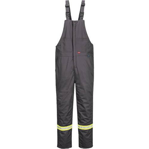 Pantalon &agrave; bavette isol&eacute; 88/12 Bizflame, Coton/Nylon, Petit, Gris MAS Chibougamau