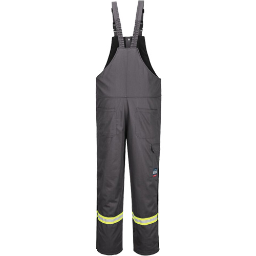 Pantalon &agrave; bavette isol&eacute; 88/12 Bizflame, Coton/Nylon, Petit, Gris MAS Chibougamau