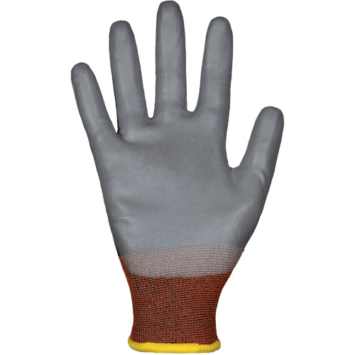 Dexterity Pro S21TAXRPU Cut Protection Gloves, Size 5, 21 Gauge, Polyurethane Coated, Nylon/TenActiv Shell, ASTM ANSI Level A5 MAS Chibougamau