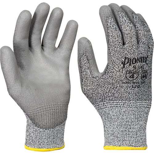 Gants r&eacute;sistant &agrave; la coupe, Taille Petit, Calibre 13, Rev&ecirc;tement Polyur&eacute;thane, ASTM ANSI niveau A4 MAS Chibougamau