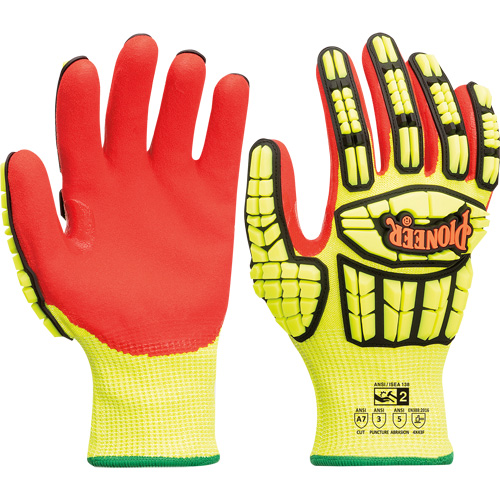 Gants r&eacute;sistant aux coupures et chocs, Petit, Paume en Synth&eacute;tique, Poignet Poignet en tricot MAS Chibougamau