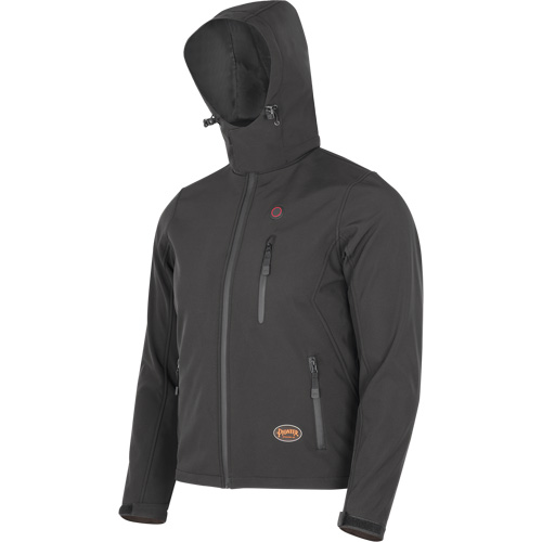 Veste chauffante Softshell, Hommes, Petit, Noir MAS Chibougamau