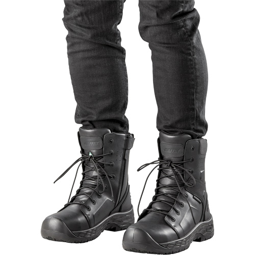 Ice Hero II Men's Safety Boots, Leather, Puncture Resistant Sole, Size 8 MAS Chibougamau