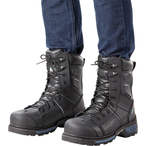 Ice Monster Men's Safety Boots, Leather, Puncture Resistant Sole, Size 9-1/2 MAS Chibougamau