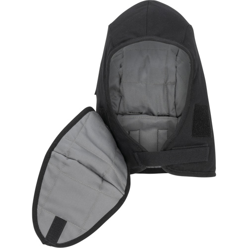 Doublure matelass&eacute;e ignifug&eacute;e Pioneer 766A pour casque de s&eacute;curit&eacute; avec embout buccal amovible, Noir/Gris, Coton/FR-Tech/Modacrylique/Nylon MAS Chibougamau