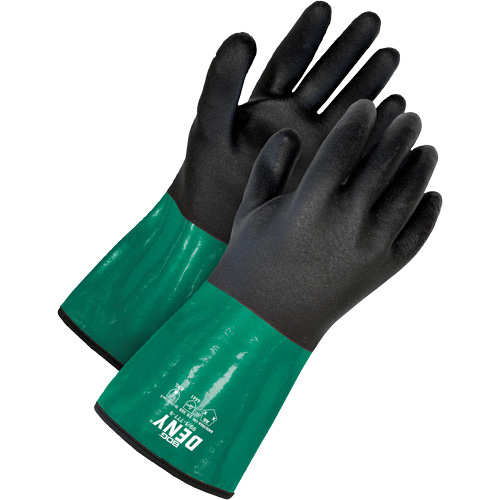 Chemical-Resistant Gloves with Cut-Resistant Lining, Size 6/X-Small, 12" L, PVC MAS Chibougamau