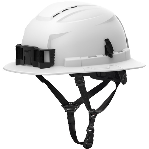 BOLT Full Brim Safety Helmet, Meets CSA Type 2, Ratchet Suspension, Vented MAS Chibougamau