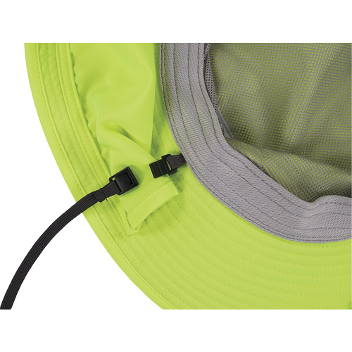 Chill-Its 8934 Ranger Hat with Neck Shade, Large/X-Large, Hi-Vis Lime MAS Chibougamau