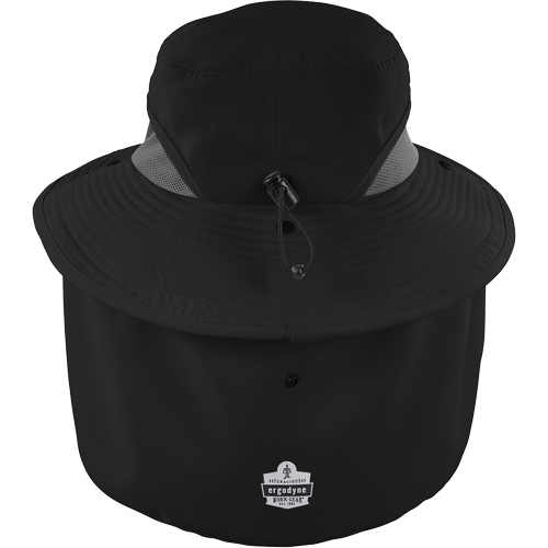 Chill-Its 8934 Ranger Hat with Neck Shade, Large/X-Large, Black MAS Chibougamau