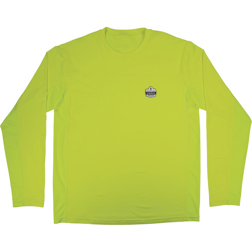 Chemise de refroidissement &agrave; manches longues avec protection solaire et UV Chill-Its 6689, Jaune lime haute visibilit&eacute;, Petit MAS Chibougamau