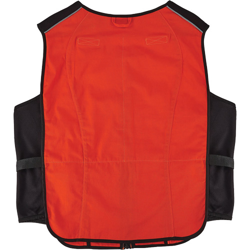 Chill-Its 6260 Lightweight Phase Change Cooling Vest with Rechargeable Packs, Large/X-Large, Orange MAS Chibougamau