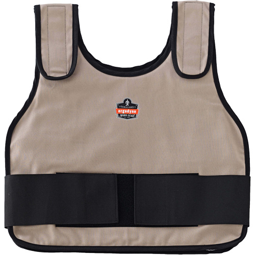 Chill-Its 6230 Standard Phase Change Cooling Vest with Rechargeable Packs, Small/Medium, Khaki MAS Chibougamau