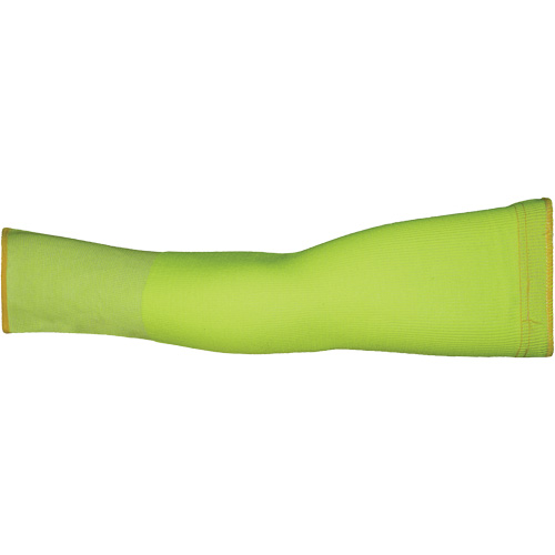 Max Cut Resistant Sleeves - Large, TenActiv, 12", ASTM ANSI Level A9, High Visibility Lime MAS Chibougamau