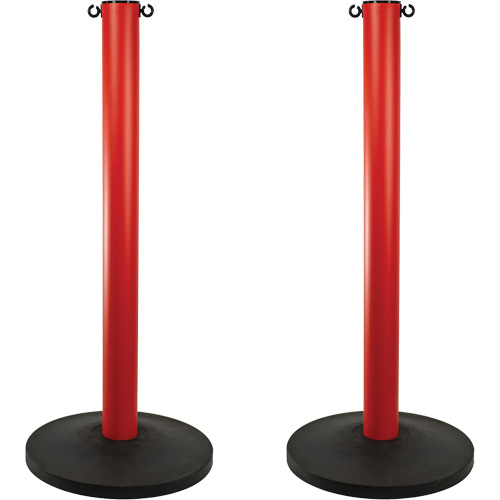 Montant industriel, Hauteur de 37", Rouge MAS Chibougamau