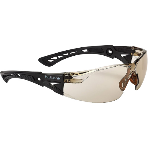 Rush+ Small BSSI Safety Glasses, Brown/Copper Lens, Anti-Fog/Anti-Scratch, ANSI Z87+ MAS Chibougamau