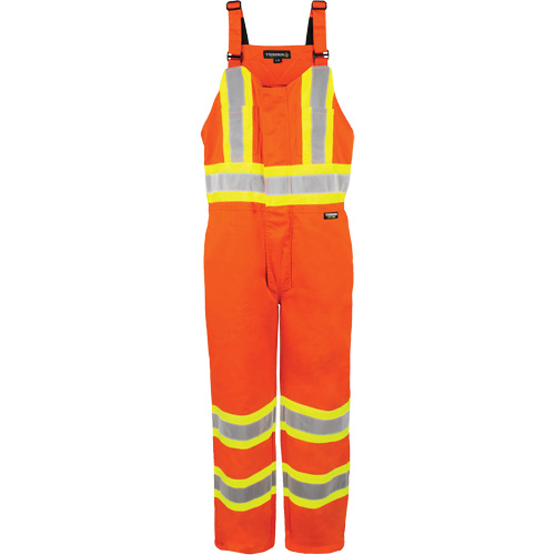High-Visibility Unlined Overalls, Large, High Visibility Orange MAS Chibougamau