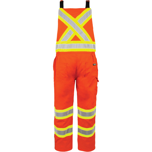 High-Visibility Unlined Overalls, Large, High Visibility Orange MAS Chibougamau