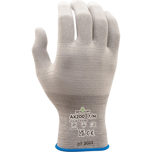 AX200 ESD Gloves, Nylon, 18 Gauge, 9/X-Large MAS Chibougamau