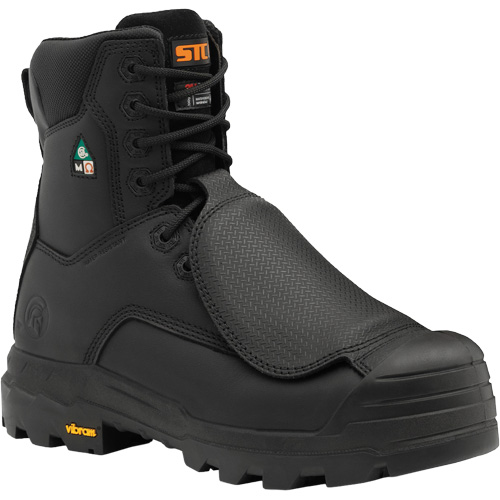 Bottes de travail Vulcan avec protecteur m&eacute;tatarsien &agrave; l'ext&eacute;rieur, Cuir, Taille 6, Imperm&eacute;able MAS Chibougamau