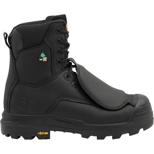 Bottes de travail Vulcan avec protecteur m&eacute;tatarsien &agrave; l'ext&eacute;rieur, Cuir, Taille 6, Imperm&eacute;able MAS Chibougamau