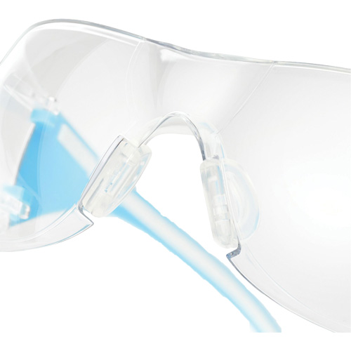 Lunettes de s&eacute;curit&eacute; bleu/blanc Adapt Lite, Lentille Transparent, Antibu&eacute;e/Anti-&eacute;gratignures, ANSI Z87+/R&eacute;pond ou surpasse la norme CSA Z94.3 MAS Chibougamau