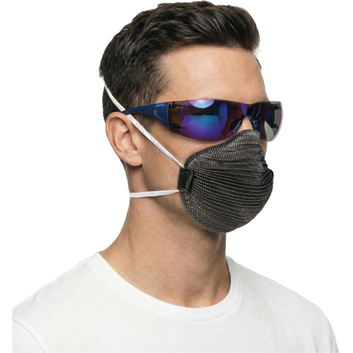 Adapt Lite Safety Glasses, Blue Mirror Lens, Anti-Fog/Anti-Scratch, ANSI Z87+/Meets/Exceeds CSA Z94.3 MAS Chibougamau